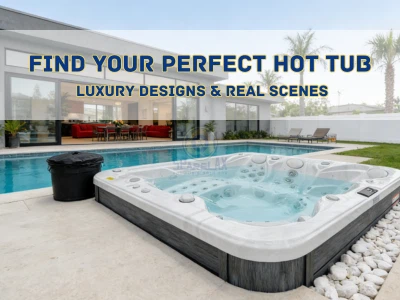 完璧なホットタブを見つけてください: 豪華なデザインと実際のシーン